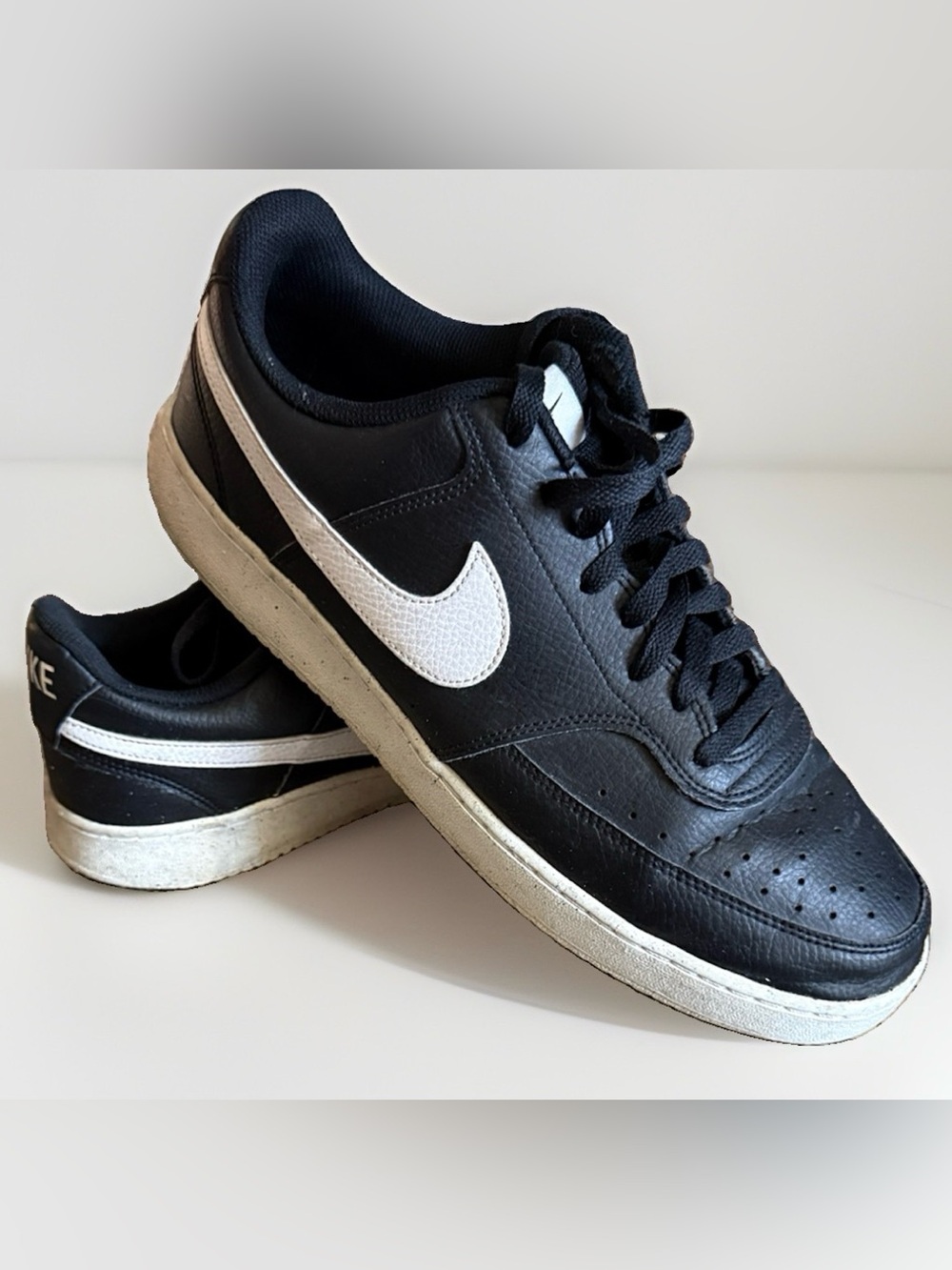 Nike Court Vision Low Next Nature Men’s Size 12 Black White
